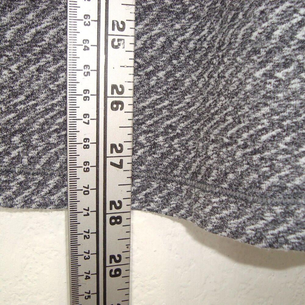 Lululemon Jacket Womens Size 8 White 1/2 Zip Pullover Thumbholes Gray White - Picture 6 of 11